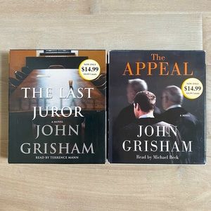 Bundle of (2) John Grisham Audiobook 5 CD Sets - “The Appeal” & “The Last Juror”